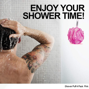 Éponge de bain personnalisée avec logo, éponge exfoliante pour le corps, boule de douche en maille, éponges de bain à séchage rapide - Product Image 6