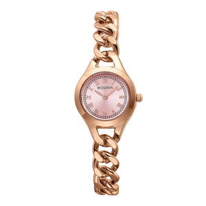 Montre-bracelet en alliage de quartz durable de qualité supérieure avec fermoir en cuivre et résistance à l'eau 3ATM - Product Image 3