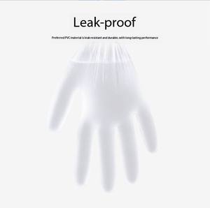 Poederloze vinyl onderzoekshandschoenen, wegwerp PVC onderzoekshandschoenen, latexvrij voor kliniek en licht medisch gebruik - Product Image 2