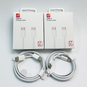 Cable de Carga Rápida Trenzado USB-C a USB-C, 1m 60W, Cable de Carga de Alta Velocidad Tipo-C a Tipo-C para Teléfonos Inteligentes iPhone 15/16/17 - Product Image 2