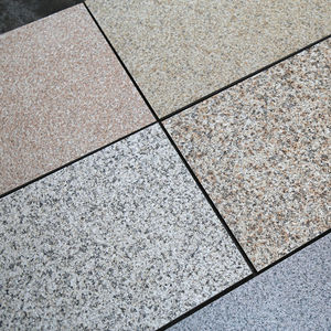 Azulejos de suelo esmaltados pavimentadora de porcelana de estacionamiento de entrada de granito gris natural para interiores y exteriores - Product Image 1