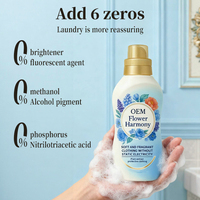 Adoucissant textile liquide après lavage pour la lessive, produits de nettoyage