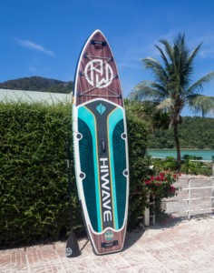 โลโก้ OEM 11'*34''*6'' บอร์ดยืนพายแบบเป่าลมสองชั้นสำหรับตกปลา รุ่น HW06 Skatinger ขายส่งไม้พาย - Product Image 1
