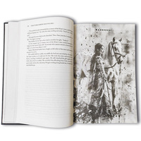 Livre d'impression avec service personnalisé Livres en édition spéciale romans Impression de livres à bords pulvérisés Couverture rigide rigide