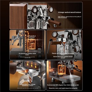 เครื่องชงกาแฟสำหรับบ้านและร้านกาแฟ ประสิทธิภาพสูง โครงสร้างสแตนเลส ระบบหม้อต้มความจุขนาดใหญ่ - Product Image 2