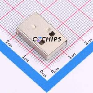 USB-07 USB Connector SMD Connector ( Connector Type: Type-A )( Protocol Standard: USB 2.0 )( Gender: Male ) - Product Image 1