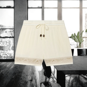 <b>Women's</b> Elastic Waist Casual <b>Shorts</b> Drawstring Bermuda <b>Short</b> Lace Printed Summer Wear <b>Women</b> <b>Shorts</b> - Product Image 2