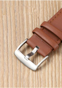 Upro Factory Wholesale 22mm 20mm Quick Release Genuine <b>Leather</b> <b>Watch</b> Strap for Huawei Samsung Universal Plain Smart <b>Watch</b> Band - Product Image 2