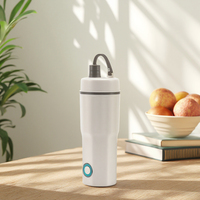 Chaudière à eau électrique portative bouilloire de voyage à ébullition rapide conception intelligente pour boissons chaudes une tasse d'eau portative de contrôle de presse
