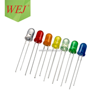 Prix d'usine 2 broches 5mm rgb led diode ronde RGB Led diode éclairage rgb led 5mm