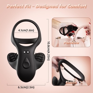 Hot Supplier New Silicone Telescopic Prostate Massager Delay Ejaculation <b>Vibrating</b> Sex Toy for Men - Product Image 4