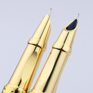 <span class=keywords><strong>Stylo</strong></span> plume pour étudiant avec cartouche d'encre, pointe en acier inoxydable, <span class=keywords><strong>calligraphie</strong></span> métallique, emballage détaché - Product Image 5