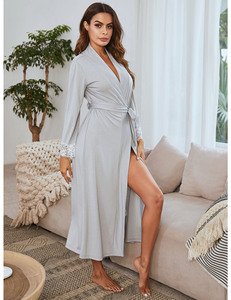 Abiti da <span class=keywords><strong>donna</strong></span> abito da damigella d'onore con maniche in pizzo kimono stile medio lungo - Product Image 4