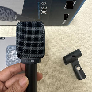 Micrófono Dinámico con Cable <span class=keywords><strong>E906</strong></span>, Micrófono Profesional para Presentaciones en Escenario, Karaoke, Transmisión en Vivo - Product Image 4