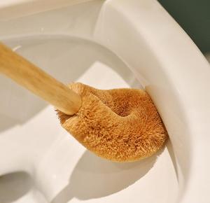 Eco Friendly Durable <strong>Wooden</strong> <strong>Toilet</strong> <strong>Brush</strong> with Long Handle and Coconut Fiber Bristles for Bathroom <strong>Toilet</strong> Cleaning - Product Image 3