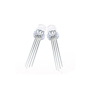 <span class=keywords><strong>F8</strong></span> transparent pleine couleur co anode quatre pattes 8mm RGB rouge vert bleu pleine couleur insertion directe LED perle diode électroluminescente - Product Image 3
