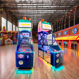 Chất lượng cao kim loại bóng rổ Arcade trò chơi máy gấp đồng tiền hoạt động trò chơi bóng rổ chụp bóng rổ trò chơi máy - Product Image 2