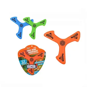 EPT Dollar Toys Eva 3 Angle Boomerang Outdoor Play Returning Flying Disc