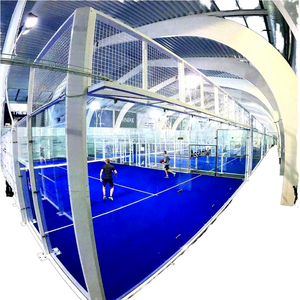 EXITO - Pista de Pádel Profesional para Exteriores, Diseño Panorámico, Estructura de Acero Galvanizado en Caliente Q235B, Vidrio de Seguridad - Product Image 1