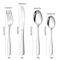 Service de Table en Acier Inoxydable SS410 – Collection Arc-en-ciel pour Fêtes et Thés – Qualité Alimentaire Or Noir Classique Multicolore Anniversaire