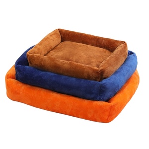 Lit pour chien quatre saisons pour chiens de taille moyenne et grande-Caverne chaude pour ours en peluche avec fond antidérapant pour usage intérieur