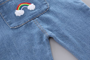 Children's Bboutique Clothing Baby Clothing Sweater Kids Suspender Jeans <b>Colouring</b> <b>Sets</b> - Product Image 6