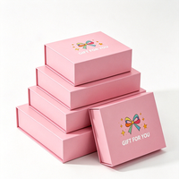 Boîte en carton en forme de livre magnétique avec logo personnalisé, boîte d'emballage en carton pliable de luxe pour cadeaux de festival, boîte à fleurs en gros