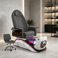 Nouveau design de fauteuil de massage électrique pour salon de beauté, spa, manucure, avec pompe à jets pour pédicure