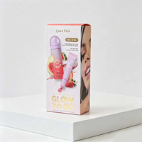 Boîte d'emballage cosmétique personnalisée avec finition mate, couleur pleine CMYK, OEM, kit de soin des lèvres, boîte cadeau, boîte en papier ondulé kraft