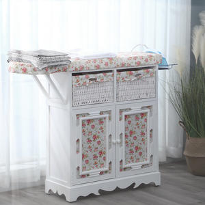 <span class=keywords><strong>Tabla</strong></span> Redonda <span class=keywords><strong>con</strong></span> cajones <span class=keywords><strong>de</strong></span> mimbre y estante para ropa - Product Image 5