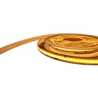 Tira de LED COB DIM para Cambiar la Temperatura de Color CCT, DC24V 560LEDs/m, Tira de LED DTW de 1800K a 3000K, Tira de Luz LED Multicolor con Atenuador