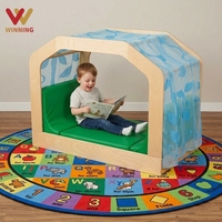 Muebles de Madera Contrachapada de Abedul para Descanso y Aprendizaje en Guarderías y Preescolares Montessori