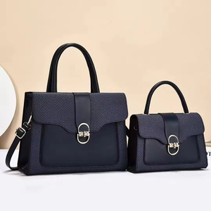 Ensemble 2 en 1 de sacs à main en cuir pour femmes, sac fourre-tout en cuir PU imperméable, sac à bandoulière pour femme - Product Image 6