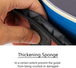 Muestra Gratuita, Funda Impermeable para Guitarra de Gran Tamaño, OEM, Reforzada y Acolchada, Funda para Bajo - Product Image 6