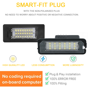 Éclairage de plaque d'immatriculation LED sans erreur Canbus pour Porsche 997 991 <span class=keywords><strong>992</strong></span> Series <span class=keywords><strong>911</strong></span> 987 981 Boxster Cayman Spyder Cayenne Macan - Product Image 4