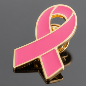 Venta al por mayor de accesorios de concientización sobre el cáncer de mama, broches de cinta de esperanza, insignia de PIN rosa de caridad del mes del sobreviviente - Product Image 5