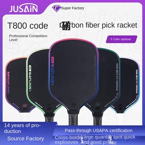 מחבט פיק גאטלינג T800 מסיבי פחמן דור 5 שדרוג ליבה שיפוע צבעים OEM מותאם אישית חבילה של 20 מקלות - Product Image 5