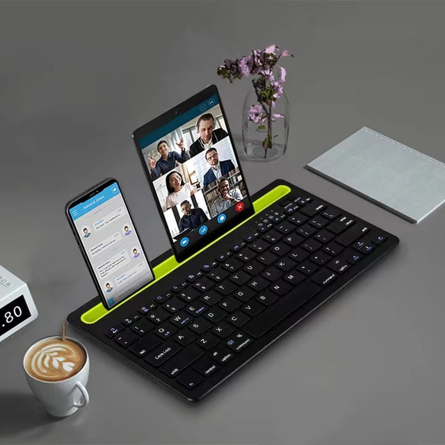 Portable Rechargeable Mini Wireless Keypad BT Keyboard for Phone Ipad Tablet Compatible With IOS Android Win System