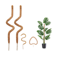 Poteau de soutien pliable en fibre de coco pour plantes grimpantes - Empilable, écologique, pour usage domestique et commercial, personnalisable