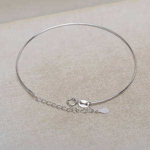 Pulsera de Alambre de Seda Plateada Lulu Tong, Estilo Tornillo, Plata S925, 0.9mm, Accesorios de Joyería DIY para Mujer, Gargantillas de Moda, Collares 4953 - Product Image 4