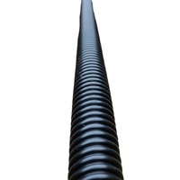 Tuyau flexible en PE ondulé à double paroi, tube en polyéthylène à paroi intérieure lisse, protection extérieure pour câble à fibres optiques de télécommunications