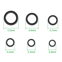 HXY8116 Anneau de plate-forme ronde Accessoires de pêche Anneaux solides Joint torique en acier inoxydable (B01)