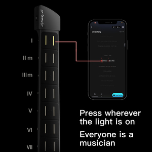جيتار كهربائي أوتوماتيكي بدون أوتار من إنيا سايبر، لوحة أوتار مركبة من ABS+PC، ميزات ذكية للعزف والغناء - للاستخدام المنزلي - Product Image 4
