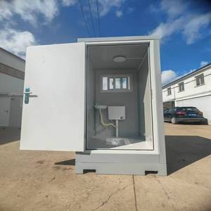 Toilettes portables solaires préfabriquées avec éclairage LED pour une visibilité et un fonctionnement nocturnes améliorés - Product Image 4