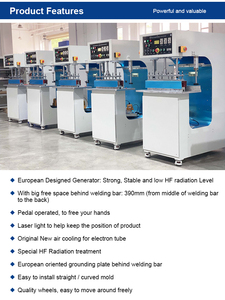 Máy Hàn Vải chiếu tần số cao của phim Bạc screen_pvc_pu phim vải rèm niêm phong Máy hàn tần số vô tuyến - Product Image 2