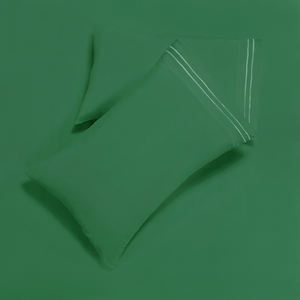 Reine microfibre <span class=keywords><strong>housse</strong></span> <span class=keywords><strong>de</strong></span> <span class=keywords><strong>couette</strong></span> ensemble broderie tissé Techniques motif solide 4pc draps <span class=keywords><strong>housse</strong></span> hôtel usage domestique 40 King literie - Product Image 4