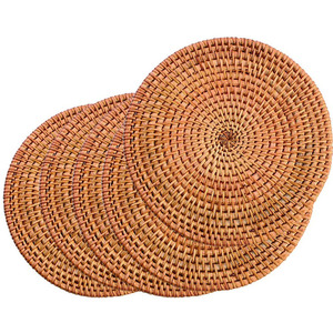 100% Natural hecho a mano tejido de mimbre Hotel restaurante <span class=keywords><strong>casa</strong></span> cocina escritorio café Montaña <span class=keywords><strong>Rusa</strong></span> manteles - Product Image 1