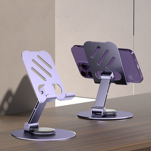 Support de téléphone portable réglable en hauteur, support de téléphone portable portable, accessoires de support, support de bureau pour téléphone portable - Product Image 4