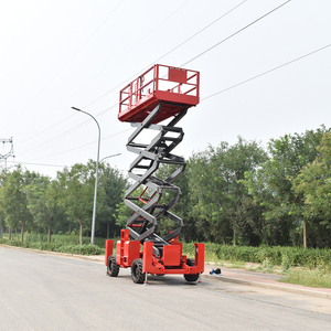 Heavy Duty Scissor Lift 12m 500kg Electric <b>Hydraulic</b> – Rough Terrain Tires for Outdoor Construction - Product Image 5
