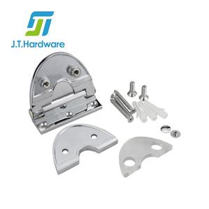 कनाडा ग्लास से दीवार पीतल के शॉवर एनक्लोजर स्क्रीन फ्लैप राउंड ट्यूब पाइप पत्ती ग्लास पिलांज बिना वसंत के - Product Image 6